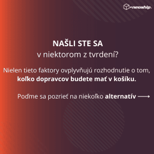 #7 Vzdelávačka s Neoshipom: Koľko a aké spôsoby doručenia je vhodné mať v košíku